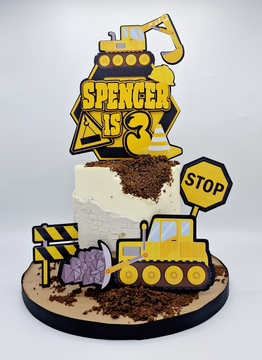 Construction: Set of Cake Toppers