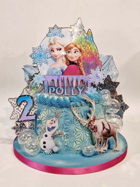 Icey Princesses: Set of Cake Toppers