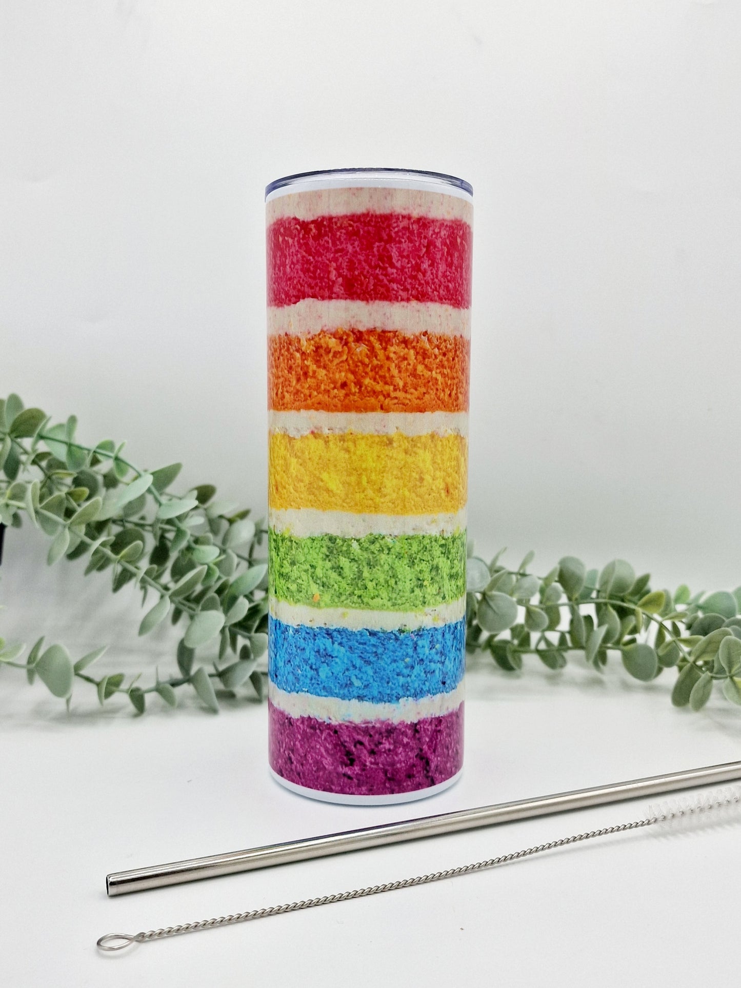 Rainbow Cake Tumbler