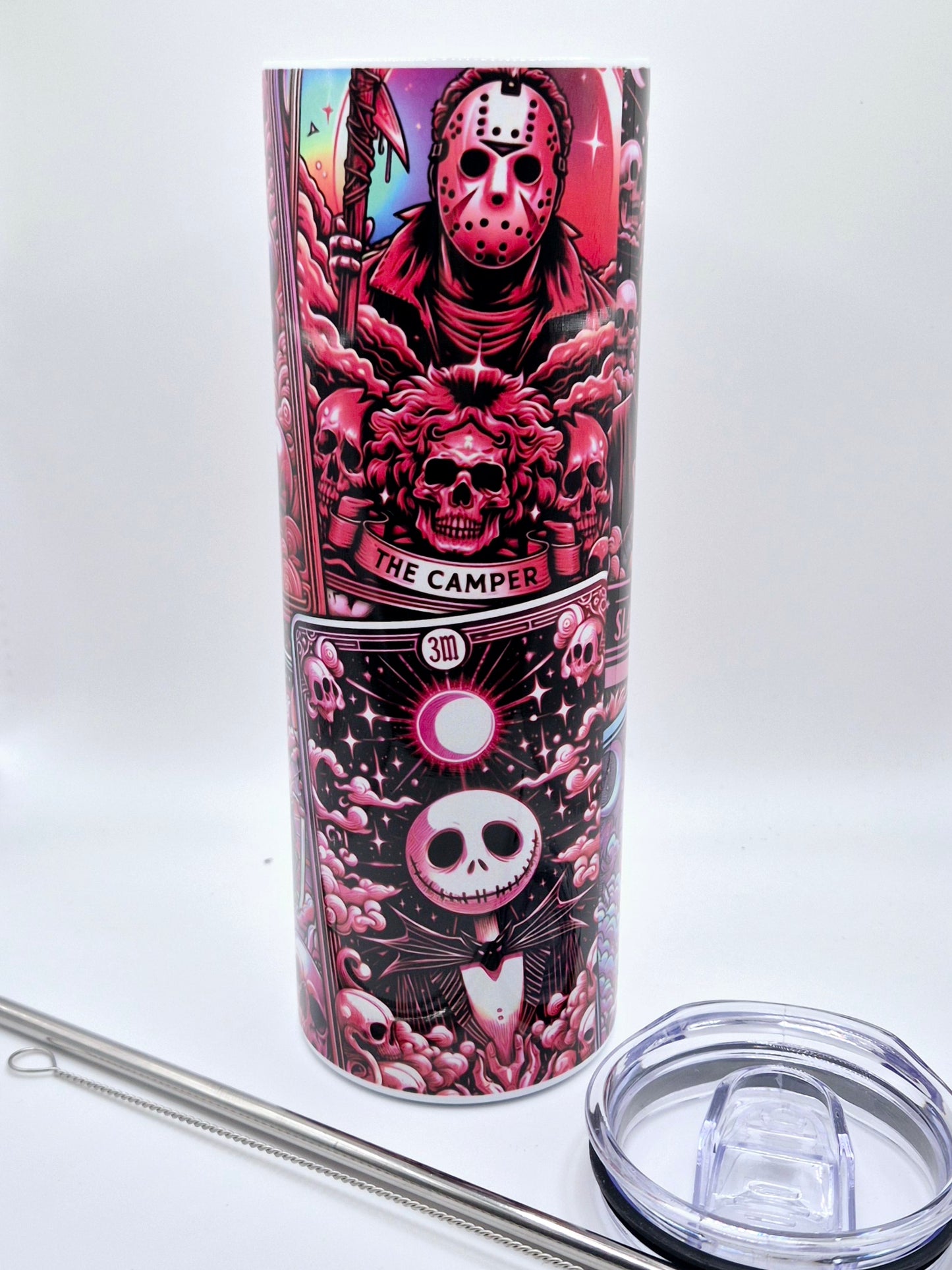 Spooky Friends Tarot Sublimation Tumbler