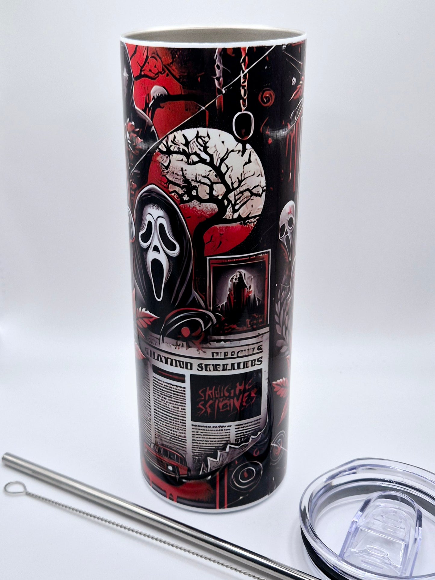 Scary Mask Sublimation Tumbler