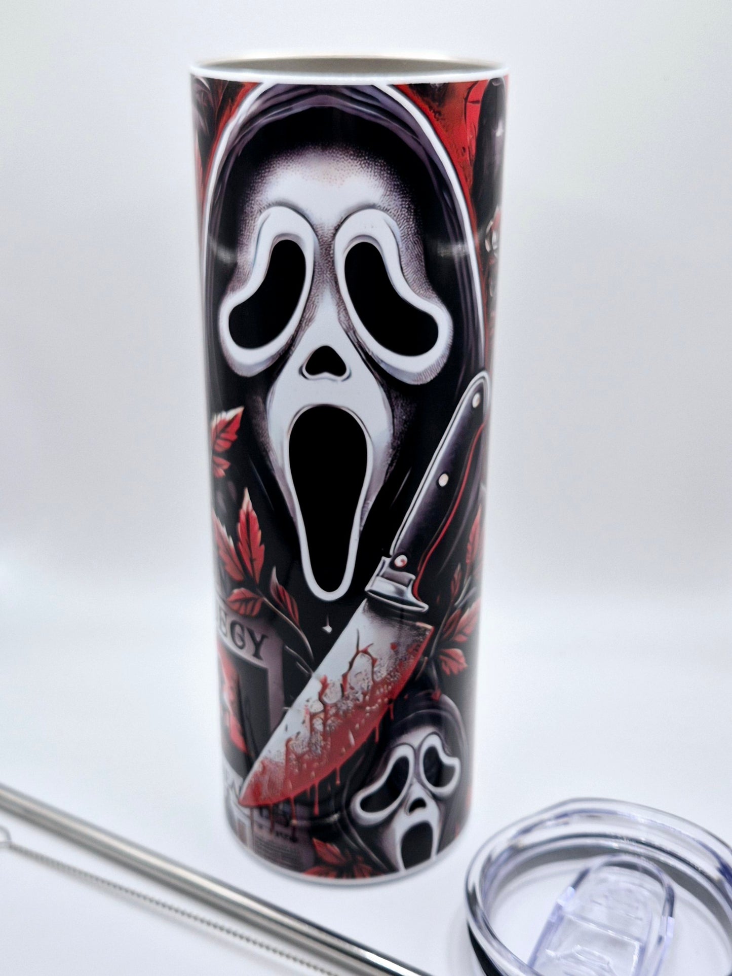 Scary Mask Sublimation Tumbler